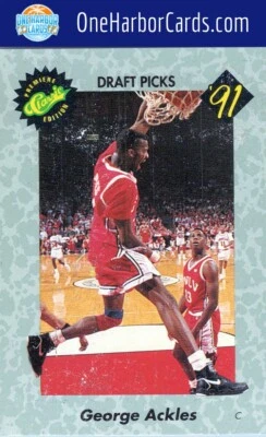1991 Classic UNLV Runnin' Rebels #19 George Ackles - Image 1 of 2