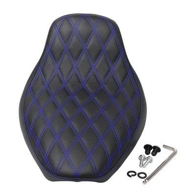 Black Driver Rider Solo Seat Fit for Harley Heritage Softail FLST Classic FLSTC - Imagem 1 de 4