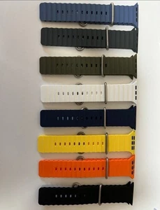 Lot de 8 compatibles avec Apple-Watch-Ultra-Band 49mm 45mm 44mm 42mm - Photo 1 sur 4