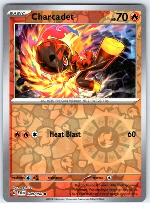 Charcadet - Common SV01: Scarlet & Violet Base Set Reverse Holo 040/198 LP - Image 1 of 2