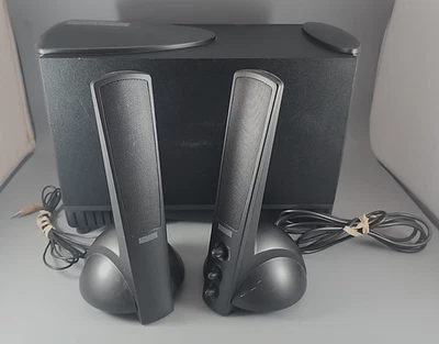 Altec Lansing ATP3 Computer Speakers Subwoofer/Speakers - Right Side no Sound - Image 1 of 4