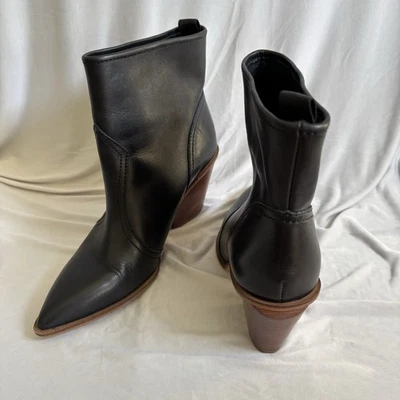 Sarto Frank Botas Mujer Negras Talla 8 A-Valentina Botín Rock Western  Foto 1 de 4