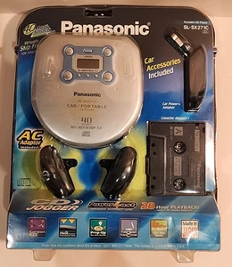 Panasonic SL-SX271C Portable CD Player + Complete Car Kit – New Old Stock - Picture 1 of 10