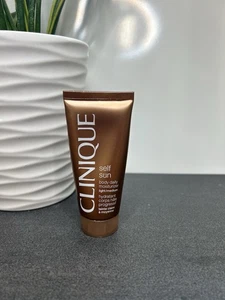 NEU Clinique Self Sun Körper tägliche Feuchtigkeitscreme 1,4 oz leicht/mittel nicht mehr produziert - Bild 1 von 4
