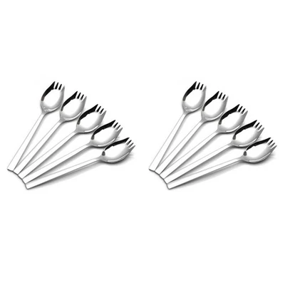  Set of 2 Küchenutensilien Edelstahl Küchenutensilien Salatlöffel - Bild 1 von 4