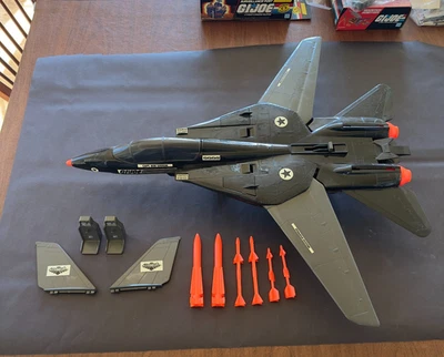 Hasbro Gi Joe Night Force Night Boomer Skystriker Jet 1989 100 % completo MT- Foto 1 de 4