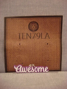 TEN79LA BOUTIQUE DESIGNER CUTE AWESOME WORD METAL LAPEL PIN - BRAND NEW - Bild 1 von 1