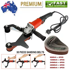 Pipe Tube Polisher Sander 6-Variable Speeds Polishing Machine & 30 Sanding Belts - Picture 1 of 12