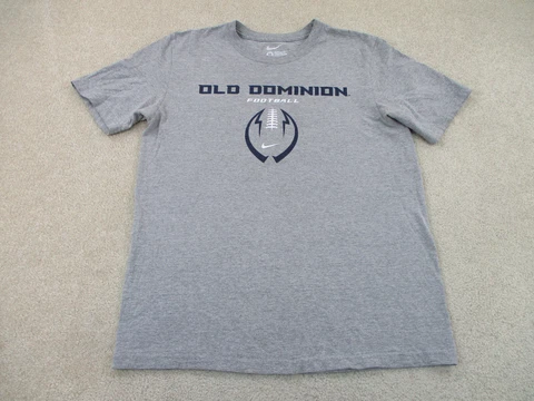 Old Dominion Monarchs Shirt Adult Medium Gray Blue Football ODU Nike Mens A25 * Cover