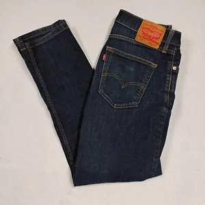 Levi’s 514 Jeans Blue Denim Regular Fit Straight Leg Dark Wash Men's 31W X 32L - Picture 1 of 6