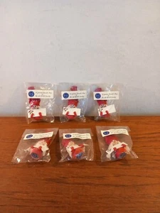 Vintage Danish Holboll Tomte Nisse RARE CHRISTMAS GONK X6 - Picture 1 of 10