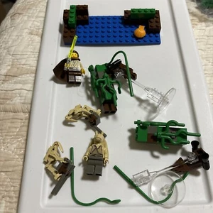 Vintage 1999 LEGO STAR WARS Set NABOO SWAMP 7121 w/ 4 Minifigures - Bild 1 von 4