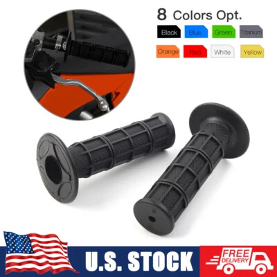7/8 & 1 Hand Grip Handlebar Rubber For Suzuki DR100 DR200SE DR250 DR650SE DRZ400 - Image 1 of 4