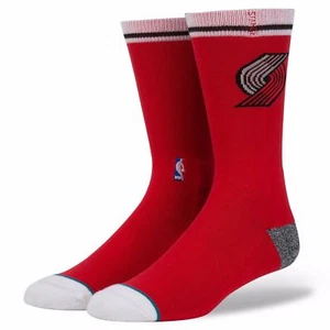 Calze equipaggio Portland Trailblazers 2 fo$20 STANCE NBA Collection taglia large (9-12) - Foto 1 di 4