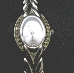 Cote d Azur Women's Quartz Watch Silver Tone Bracelet Band- New Battery - Picture 1 of 5