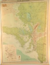 .1922 SUPERB SCARCE LARGE MAP of “SOUTH AUSTRALIA". VERY NICE!
