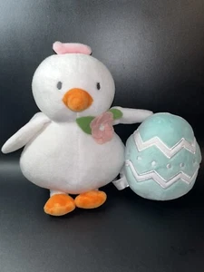 Peluche de pollito y huevo peluche de peluche Pascua Primavera 7" el juego de regalo de cáscara de cacahuete - Imagen 1 de 7