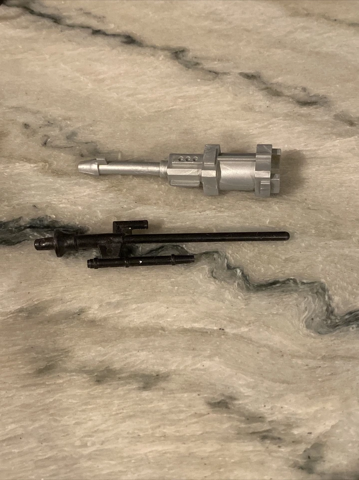 Fisher-Price Construx GUN cannon Vtg 1986 1987 1988 weapon part Gray Silver Blac - Image 1 of 1