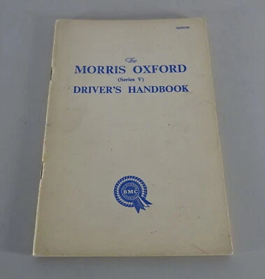 Manuale Dell'Owner / Libretto Morris Oxford Serie V Dal 01/1959 - Immagine 1 di 3