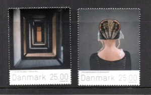 Dinamarca 2016 conjunto sellos arte/arte (Michel 1892/93) de hoja MNH - Imagen 1 de 1