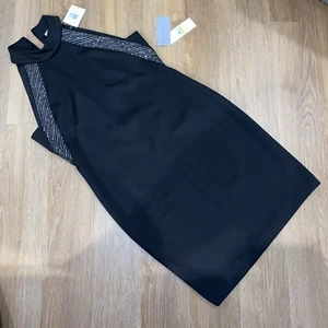 Marc New York Women's Knee Length Sleeveless Halter Sheath Dress NWT SZ 14 - Picture 1 of 8
