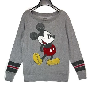 Disney Pullover Sweatshirt Damen M grau Mickey Mouse Neu ohne Etikett - Bild 1 von 7