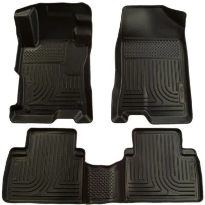 Forros de piso Husky Liners 98601 WeatherBeater delanteros y traseros de 3 piezas para Altima Foto 1 de 4