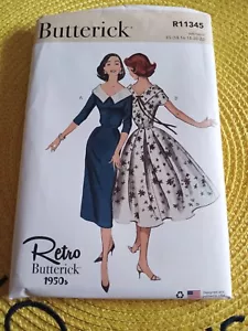 Butterick Retro Kleid Nähmuster R11345 Größe 14 - 22 - Bild 1 von 2