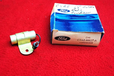 64 65 MUSTANG F-100 ГРУЗОВИК FALCON FAIRLANE NOS FORD РАДИО КОНДЕНСАТОР C5AZ 18827 A - Изображение 1 из 2