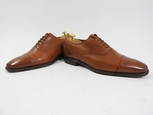 Church's Cheaney Herrenschuhe Oxford Kappe UK 7 US 8 EU 41 F RPP £425 hellbraun geringfügiger Gebrauch - Bild 1 von 11