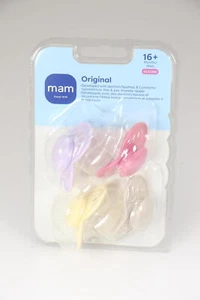 2 CONFEZIONI MAM Ciuccio Originale, 16+ Mesi, Ragazza Opaca 4 Conti 8 TOTALE U9D - Foto 1 di 1