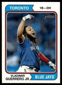 VLADIMIR GUERRERO JR. 2023 Topps Heritage ACTION IMAGE VARIATION BLUE JAYS #460 - Bild 1 von 2