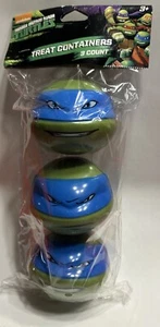 Nickelodeon Teenage Mutant Ninja Turtles drei Stück Leckerli Behälter - Bild 1 von 8