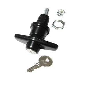 All Glass Rear Door Locking T-Handle - Clockwise Rotation - Picture 1 of 2