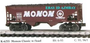 K-LINE 6255, 6276, 6277 & 6279 CLASSIC HOPPER CARS w/ LOADS NEW - 1993-95 - Picture 1 of 4