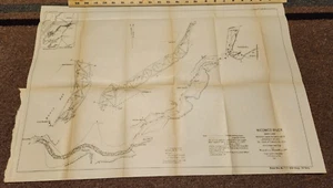 ¡Mapa de ingeniería Wicomico River Maryland 1914 18 x 26,50! - Imagen 1 de 1