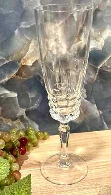 РЕДКАЯ! Винтажная флейта для шампанского Cristal D'Arques Elysee Taille - французский хрусталь - Изображение 1 из 4