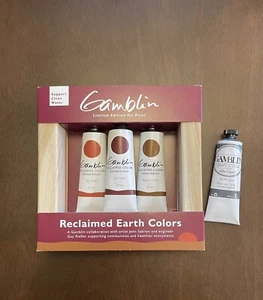 Gamblin Reclaimed Earth Colors plus bonus Torrrit Grey  - Picture 1 of 2