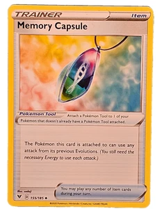 Memory Capsule (155/185) – 2020 Uncommon Trainer Card Regular Print - Picture 1 of 2