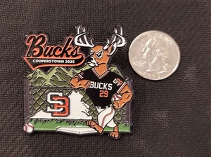Cooperstown Baseball Trading Pin 2025 SB Bucks - Picture 1 of 2