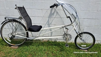 Bicicleta reclinada Easy Racers Gold Rush! Tamanho GRANDE - BRANCO - MUITO BOM ESTADO - Imagem 1 de 4