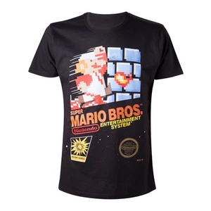Super Mario Bros. T-Shirt Box Art Schwarz Größe M - Bild 1 von 1