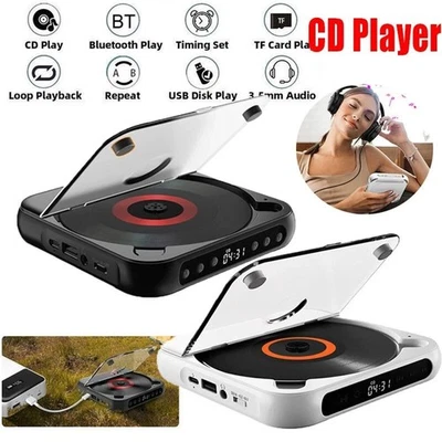 Rechargeable CD Player With Bluetooth Portable Personal Cd Players For Car 2025 - image 1 of 4