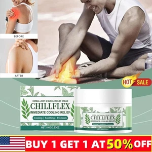 Crema calmante mentol CHILLFLEX actividades articulares en todo el cuerpo 3,5 oz - Imagen 1 de 17