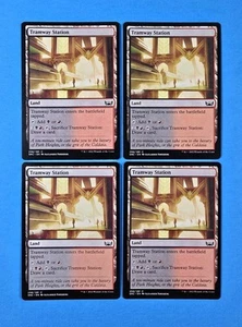 4x Tramway Station Streets of New Capenna SNC 2022 Mtg Magic Card Land 258  - Picture 1 of 2