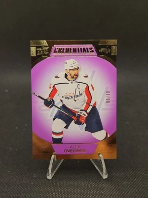 2022-23 Upper Deck Credentials Alex Ovechkin Purple /10 #92 - Image 1 of 2