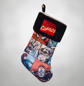 Rare Marvel Retro Reimagined - Target 2023 Christmas Stocking -Spiderman Hulk - Picture 1 of 5