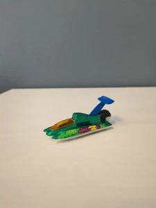 1998 Matchbox HYDROPLANE H495 Green 1:70 Diecast 2 7/8" BOAT w Blue Pink Yellow - Picture 1 of 3