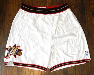 Pantalones Cortos de Baloncesto Philadelphia 76'ers Champion Team Emitidos Blanco Nuevo de Lote Antiguo Talla 42 - Imagen 1 de 3