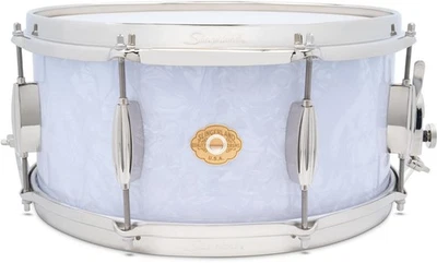 Slingerland Radio King Artist Snare Drum - 6.5 inches x 14 inches, White Marine - Image 1 of 4